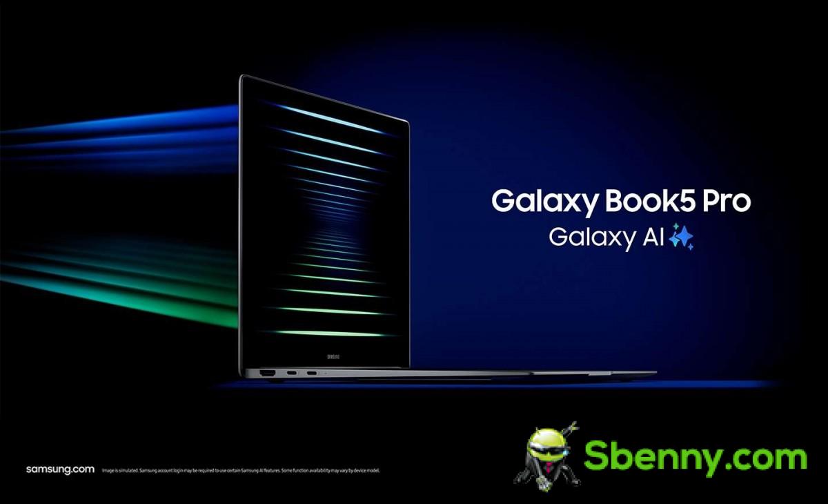 Samsung meluncurkan Galaxy Book5 Pro 14″ dan 16″, Galaxy Book5 360 15″