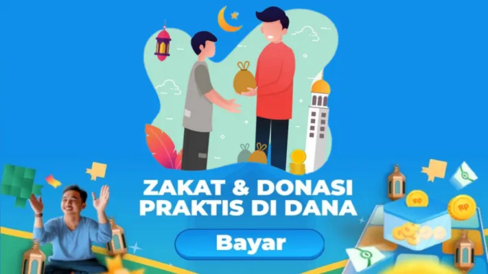 Cara Bayar Zakat Fitrah di DANA, Shopee, dan Tokopedia, Begini Panduan Lengkapnya