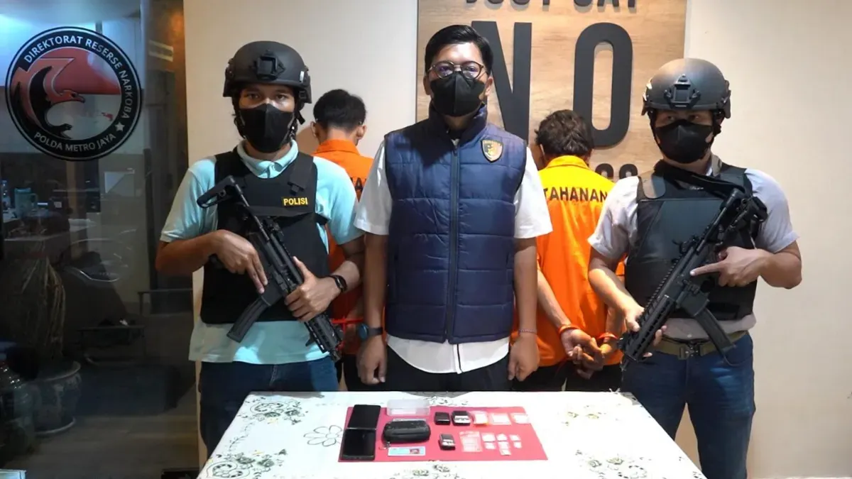 Polda Metro Jaya Kembali Bongkar Peredaran Sabu di Jakarta Barat, Dua Pengedar Ditangkap