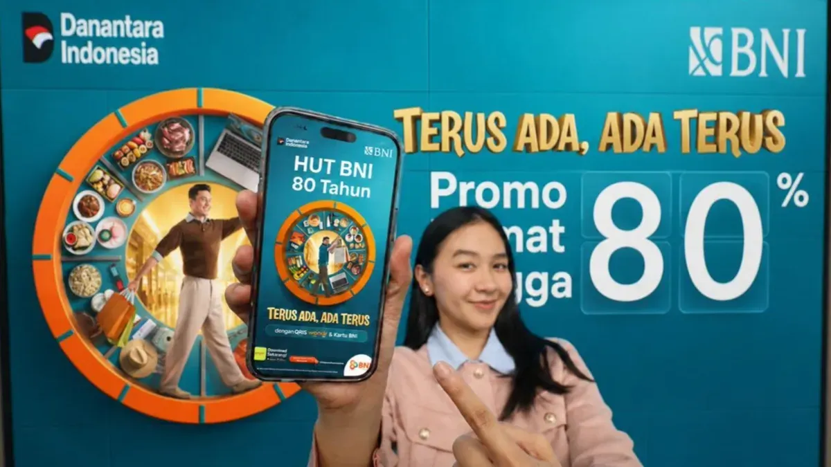 Terus Ada, Ada Terus, BNI Hadirkan Ragam Promo Spesial Rayakan 80 Tahun Pengabdian untuk Negeri